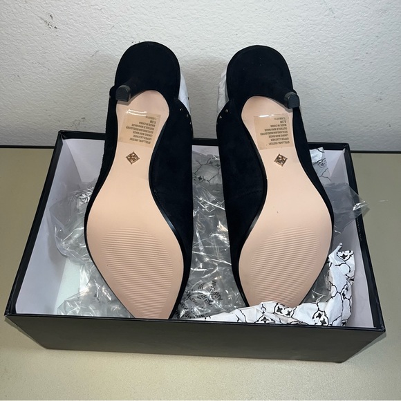 Brand new  Nanette Lepore Selena Pump Women's black shoes heels retail $99 - Picture 6 of 8